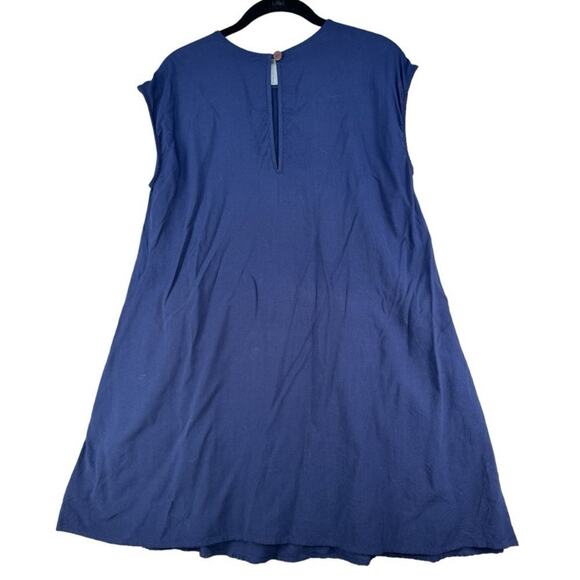 Tysa Dress Women's Small Swing Navy Blue Pockets - Picture 3 of 6